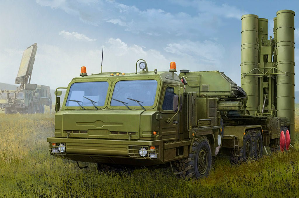 Hobby Boss 1/35 Scale Russian BAZ-64022 with 5P85TE2 TEL S-400