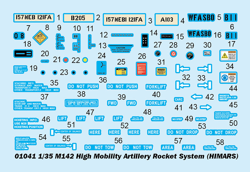 Trumpeter 1/35 Model Armor Kit, Various（Rocket）