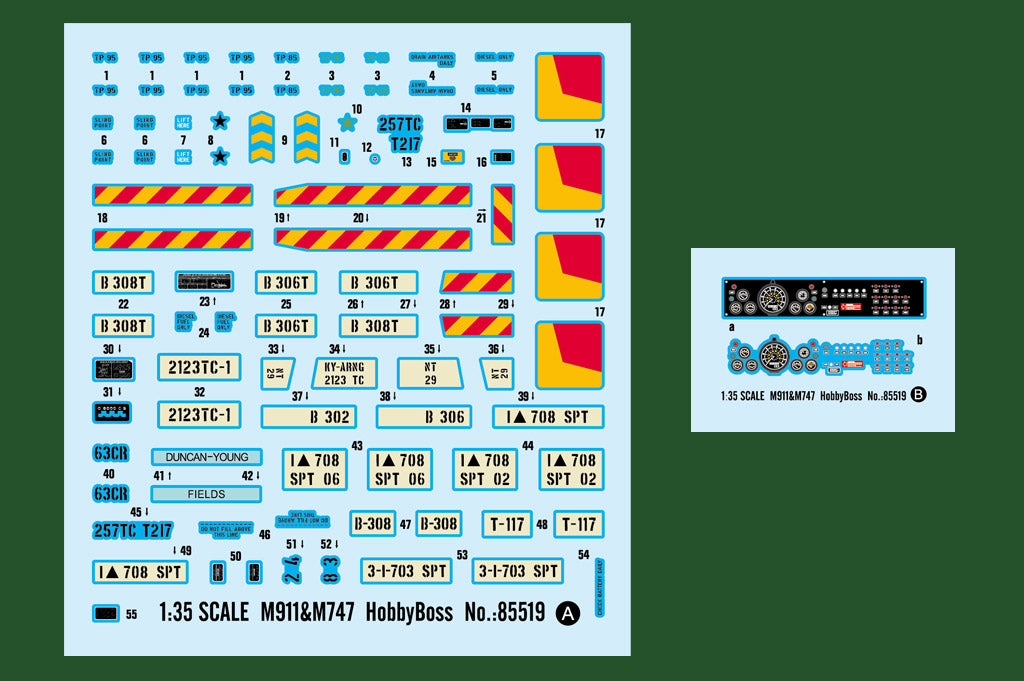 Hobbyboss 1/35 M911 C-HET W/M747 Heavy Equipments Semi-Trailer Model Kit