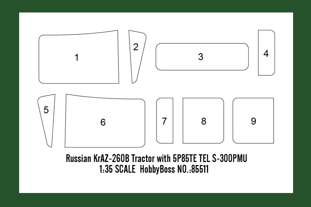 Hobby Boss 1/35 Scale Russian KrAZ-260 Cargo Truck - Plastic Model Building Set