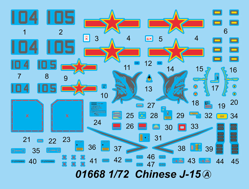 Trumpeter  1/72 Chinese J-15 Aircraft Model Kit