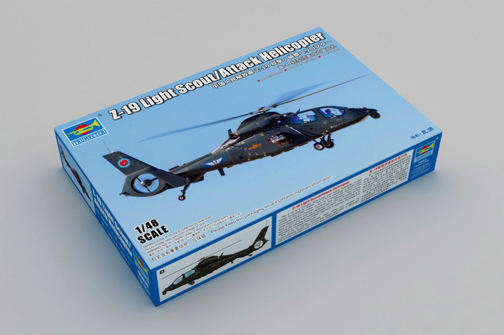 Trumpeter Z-19 light reconnaissance attack helicopter (1/48 scale Aircraft Kit)