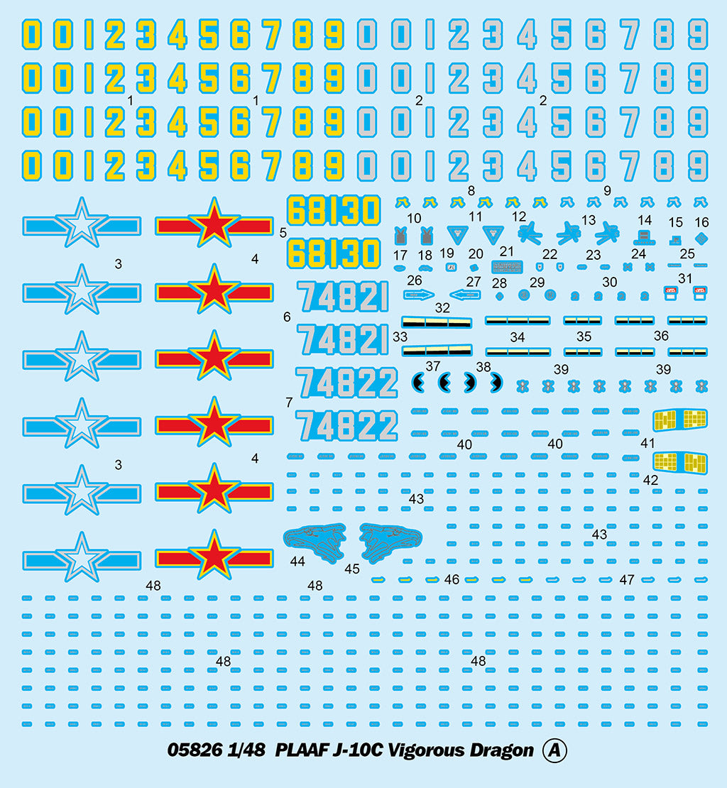 Trumpeter PLAAF J-10C Vigorous Dragon (1/48 Aircraft kit )