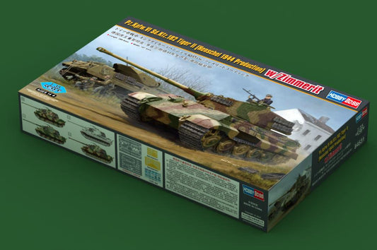 Hobby Boss 084531 Pz.Kpfw.VI Sd.Kfz.182 Tiger II (Henschel 1944 Production) w/Zimmerit